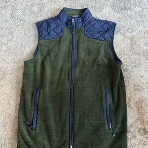 Peter Millar Quilted Green and Blue Vests
